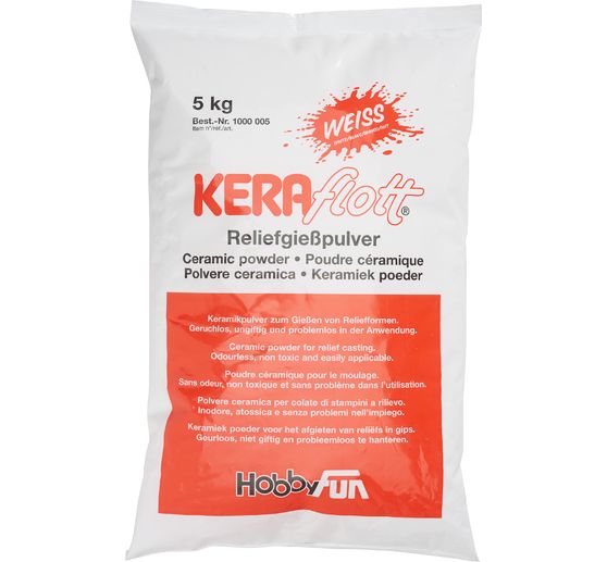 Keraflott Reliefgießmasse, Weiß