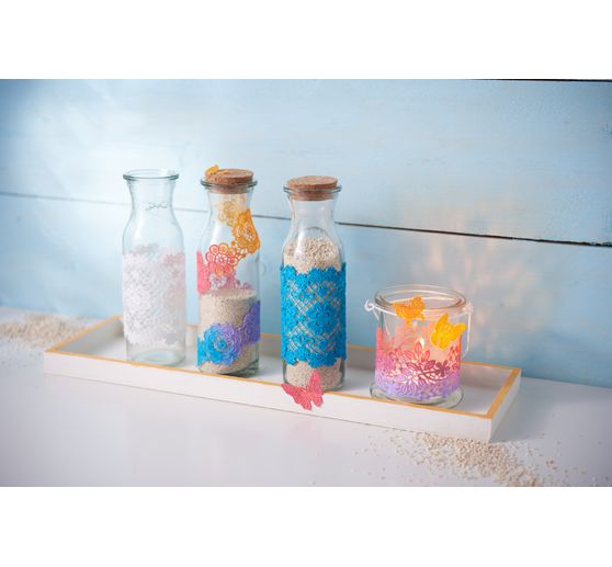VBS Glass lantern with metal bracket
