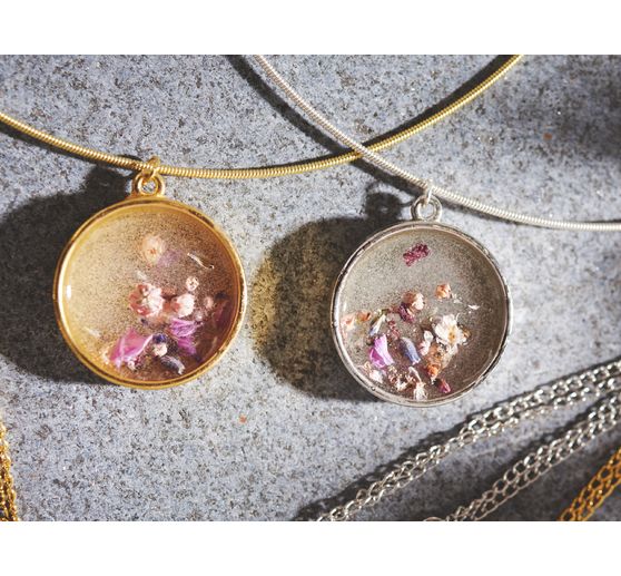 Schmuck-Metallfassung "Formenmix"