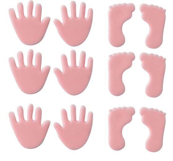Wax motif "Hands and feet"