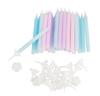 Birthday candles with holder