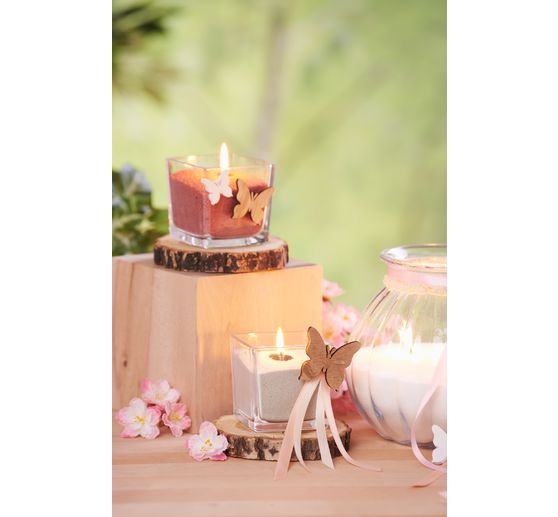 Candle wicks, waxed