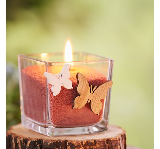 Candle wicks, waxed