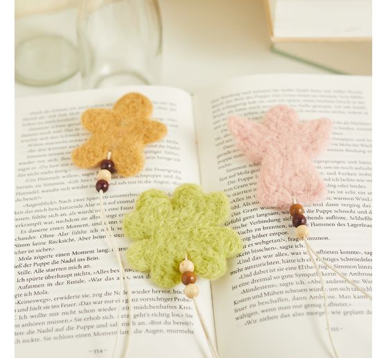 VBS Felting wool "Assorted", 8 colors