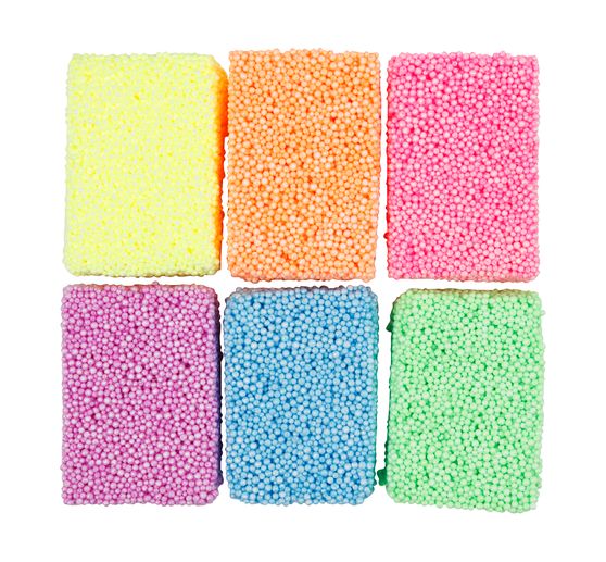 Soft Foam, sortierte Farben, 6 x 10 g
