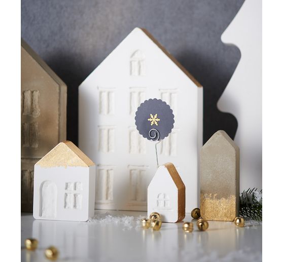 Mould "4 houses"