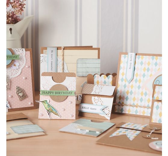 VBS Papier Spitzendeckchen, Weiß