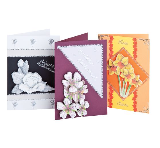 Double cards with envelopes and inserts