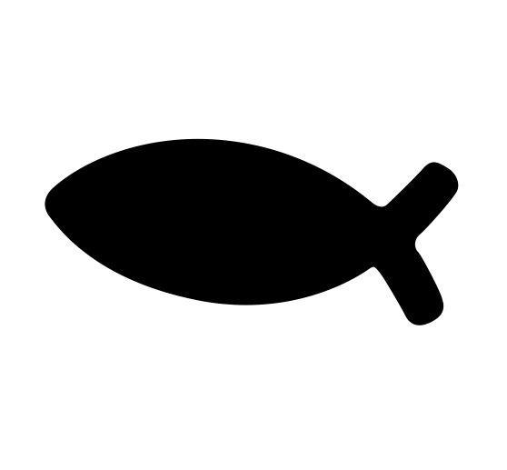 Motivlocher Fischsymbol, 3,8 cm
