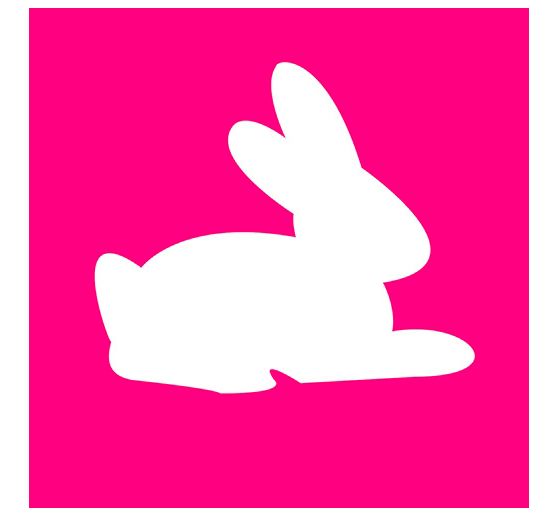 Motivlocher "Hase", 15 x 13 mm