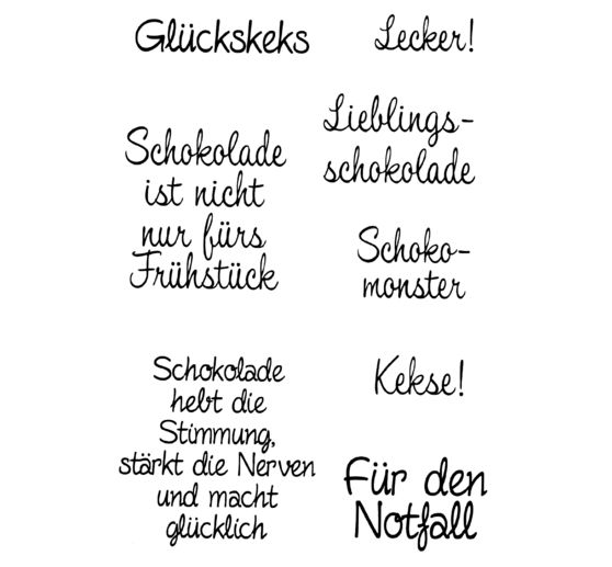 Clear stamps "Glückskeks"