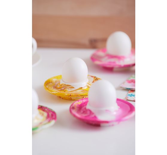 Egg cup "Flat", porcelain, 12 pieces