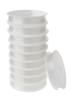 VBS Gummikordeln "Magic Stretch", Transparent, 1 mm, 10 Rollen à 4 m