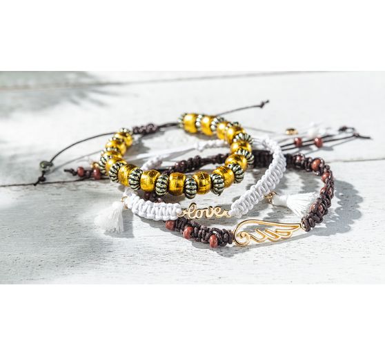 Charms connector "Open Angel wings"