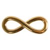 Charms-Verbinder "Infinity" Gold