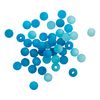 Polaris-Perlen-Mix, 6mm Blau