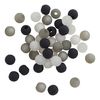 Polaris-Perlen-Mix, 6mm Schwarz