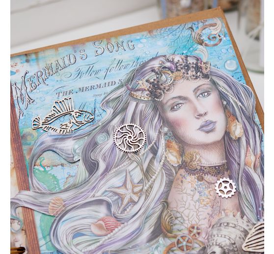 Lasercut-Motive "Songs of the Sea - Meerjungfrau"