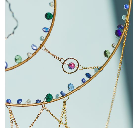 Glitter beads, &Oslash; 8 mm, 20 pieces