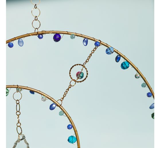 Glitter beads, &Oslash; 8 mm, 20 pieces