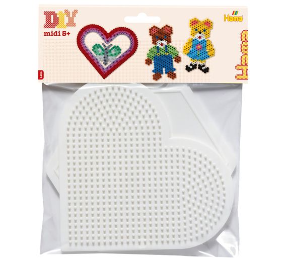 Hama-Stiftplatten "Herz & Sechseck"