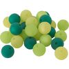 Polaris-Perlen-Mix, 10mm, 30 Stück Grün