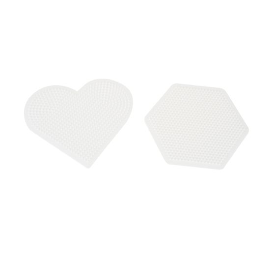 Hama-Boards "Heart & Hexagon"