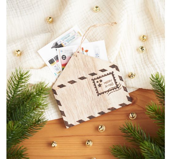 VBS Holz-Briefumschlag