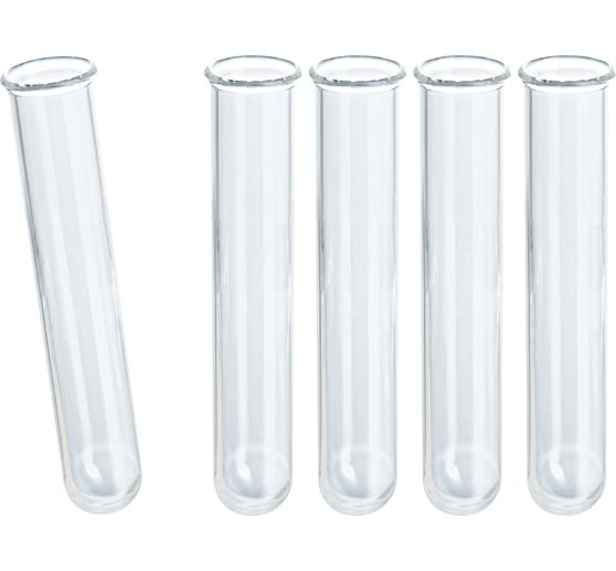 VBS Glass tubes for decoration, 5 pieces