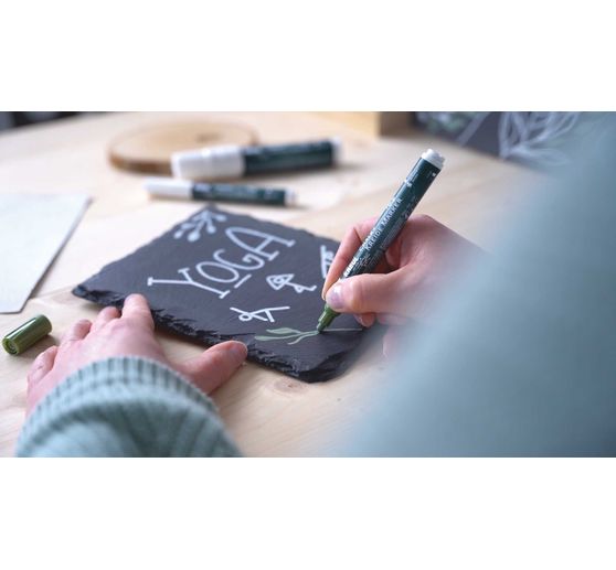 KREUL Chalky chalk Marker White Set of 4