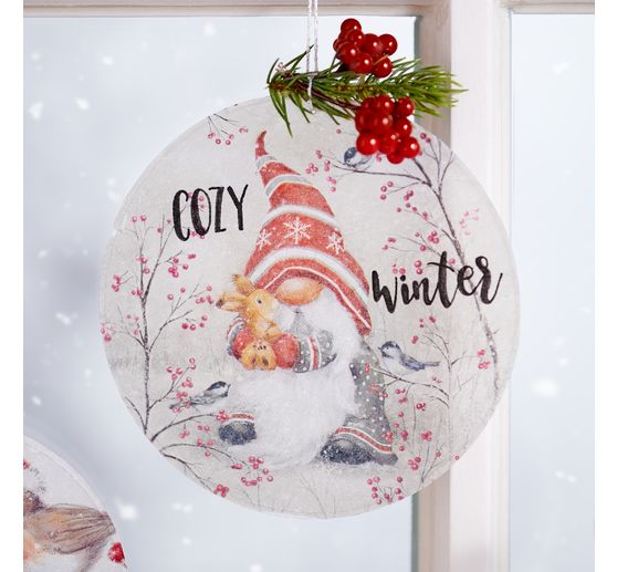 Serviette "Wichtel Umarmung"