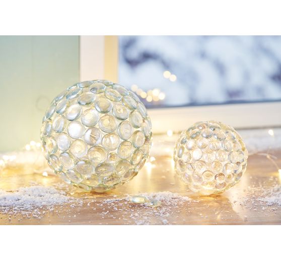 Acrylic ball with hole, Ø 10 cm