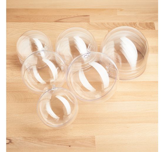 VBS Acrylkugeln mit Bohrung "Sortiert", 9er-Set