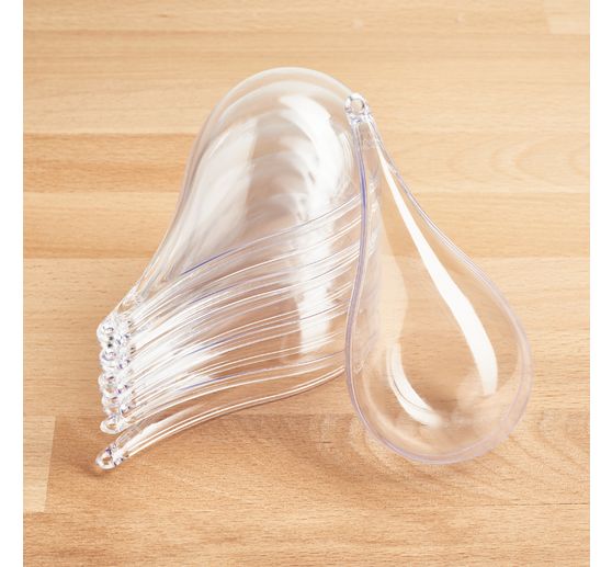 VBS Acryl-Form "Tropfen", 11 cm, 6 St&uuml;ck