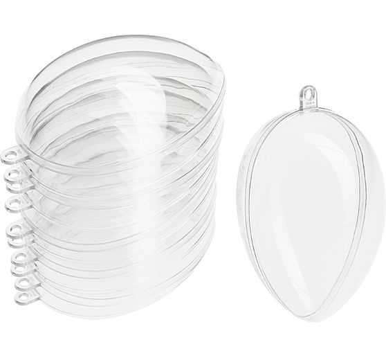 VBS Acrylic egg, 8 cm, 6 pc.