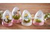 Acryleier, 8 cm, 6er-Pack