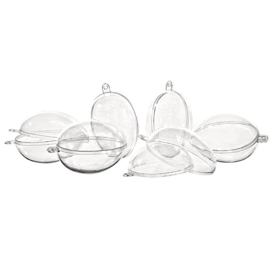 Acryleier, 8 cm, 6er-Pack