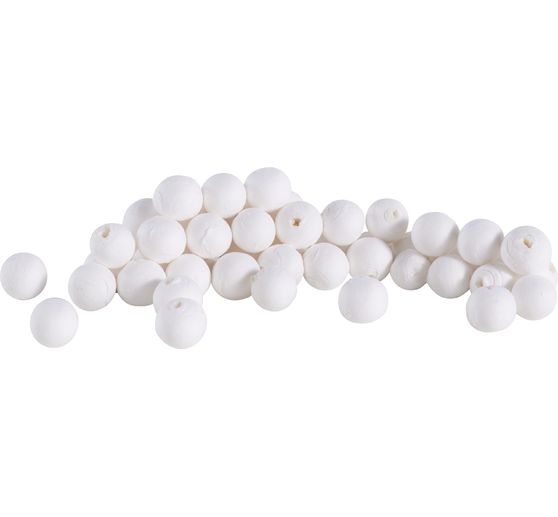 Wattekugeln "Weiß", 10 mm, 50 Stück