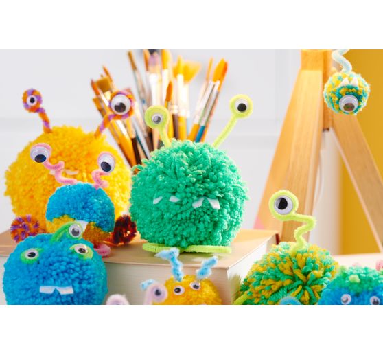 VBS Wackelaugen zum Aufkleben "Mix", 100 Stück