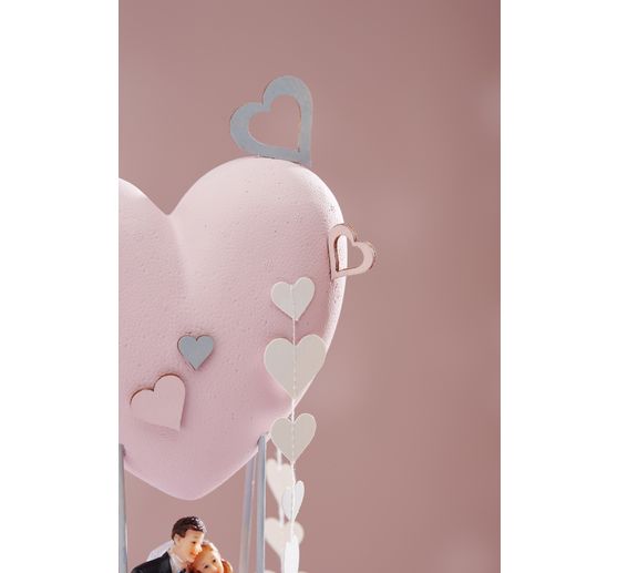 Styrofoam moulds hearts, 15 cm