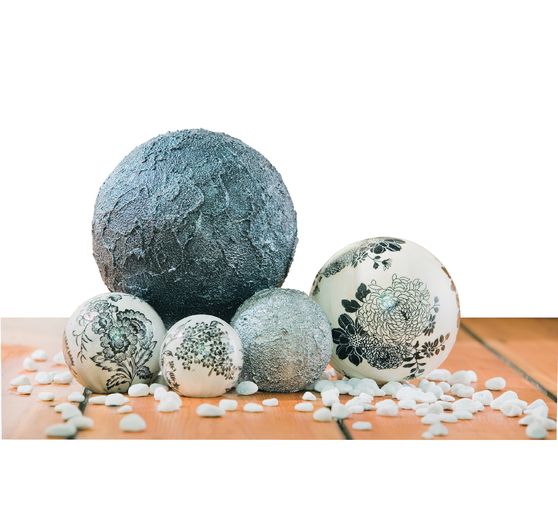 Polystyrene ball, Ø 15 cm, 2 parts