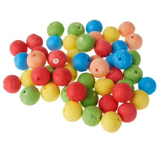 VBS Cotton wool balls "Color mix", 50 pieces