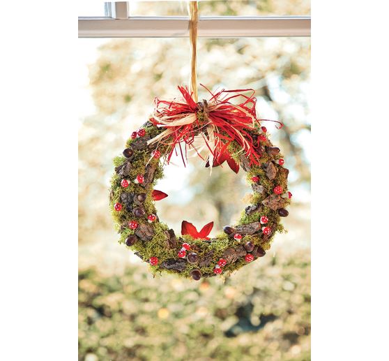 Straw wreath Ø 20 cm