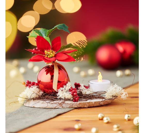 Weihnachtskugeln aus Kunststoff, 18 Stück