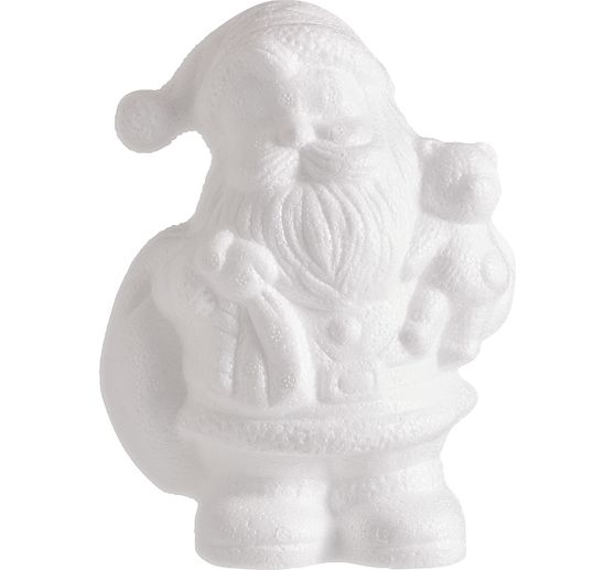 Styrofoam mold Santa Claus, 18 cm