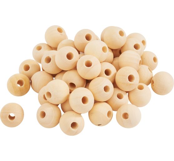 VBS Wooden balls drilled