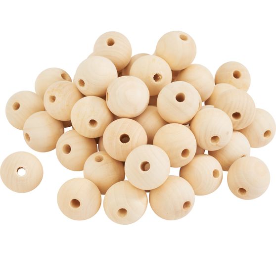 VBS Wooden balls drilled