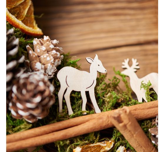VBS Scatter decorations "Christmas motifs" in wooden box