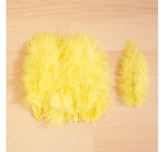 Marabou feathers, about 15 pieces