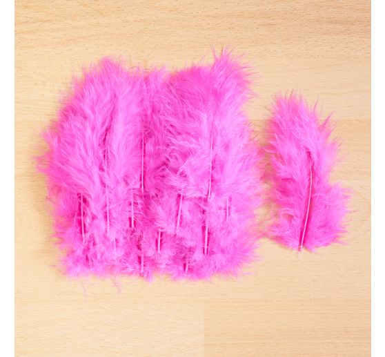 Marabou feathers, about 15 pieces